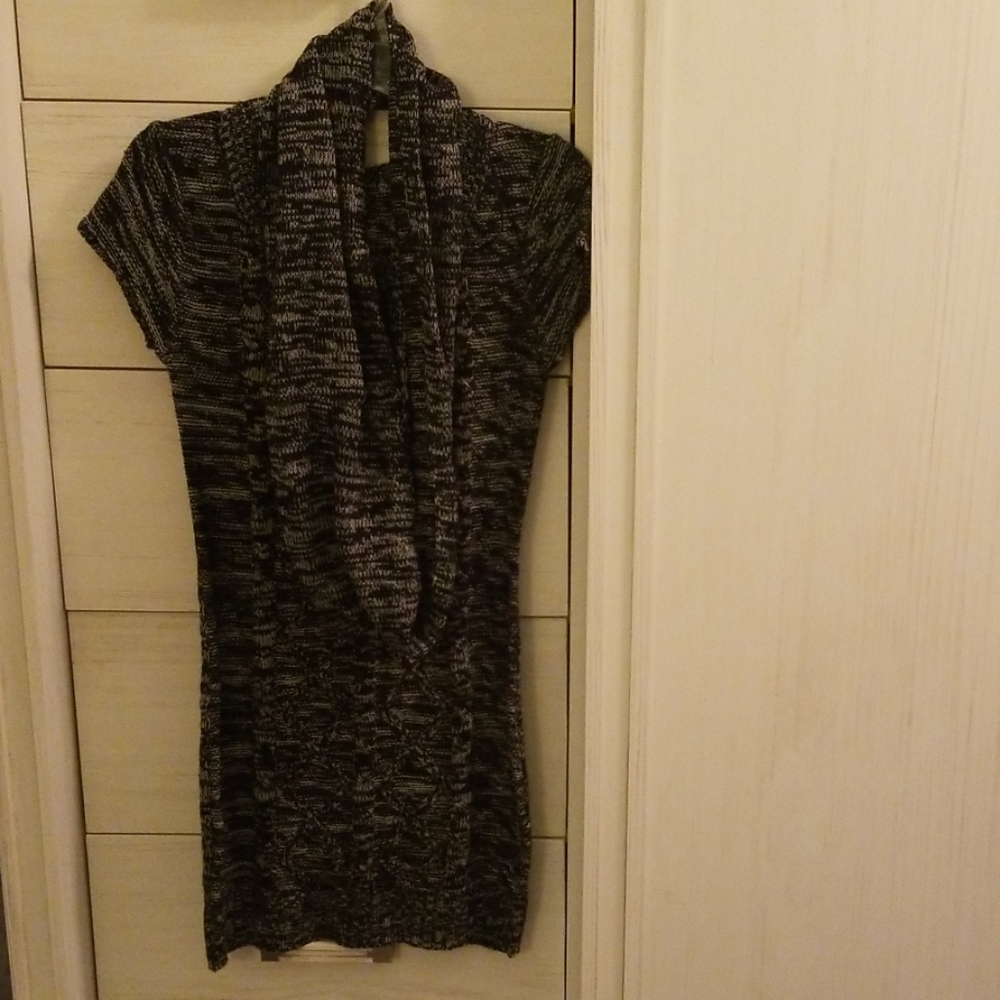 Sweater Dress with scarf